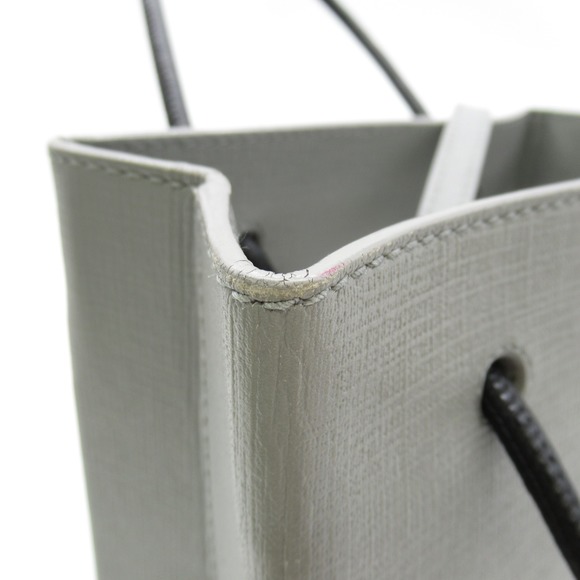 Balenciaga 2Way Shopping Tote XXS Calf Leather Gray - Picture 9 of 10